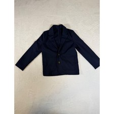 Old Navy Boys Navy Blue Two Button Blazer Jacket Size M 8 Formal School Uniform