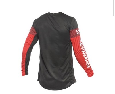 Fasthouse Youth Grindhouse Jersey - Akin - Red/Black, Medium 260004-40-22 