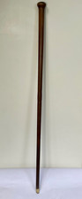 Antique OnePiece Solid Wood Walking Stick Cane 32.5" Natural Stepped Design 240g