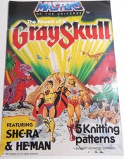The Powers of Grayskull patterns Vtg 1980's Motu He-man He-ro tyrantisaurus rex