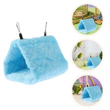 Bird Bed for Cage: Parakeet Nest House - Winter Warm Parrot Snuggle Hut for