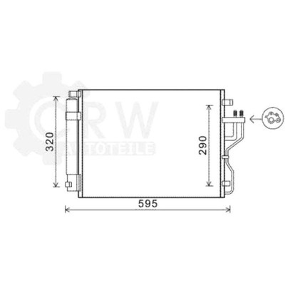 Condensatore Climatizzatore Frankberg Compatibile Sportage E IX35 – Sostituzione Facile