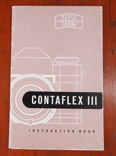 ZEISS CONTAFLEX III INSTRUCTION BOOK/226665