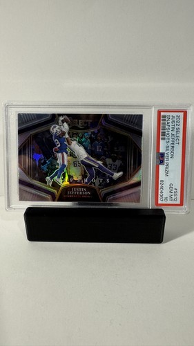2022 Panini Select - Snapshots Justin Jefferson #SS-12 Silver Prizm PSA 10