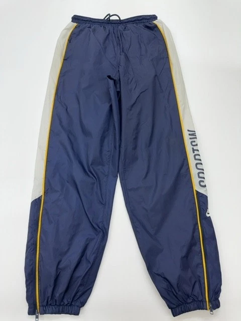 Nike Boys Navy Windbreaker Pants Youth S Elastic Waist Tapered Zipper