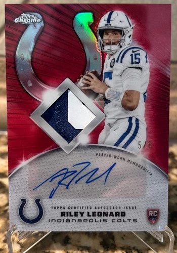 2025 Topps Chrome Riley Leonard Rookie Patch Autographs (RAW)