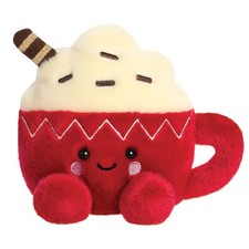 Aurora, 99409, Palm Pals Cassia Hot Cocoa 5In, Soft Toy, 13cm, Red & White 