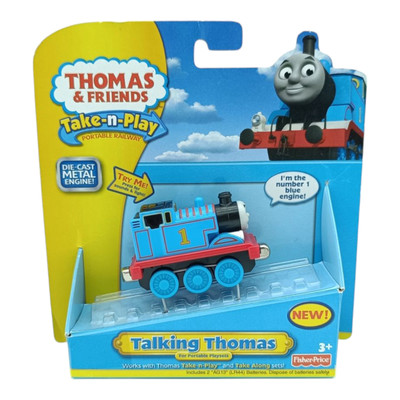 Talking Thomas & Friends Take Along Die Cast Train Engine 2009 Light Sound Neu 