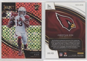 2018 Panini Select Field Level Red Prizm /49 Christian Kirk #270 Rookie RC