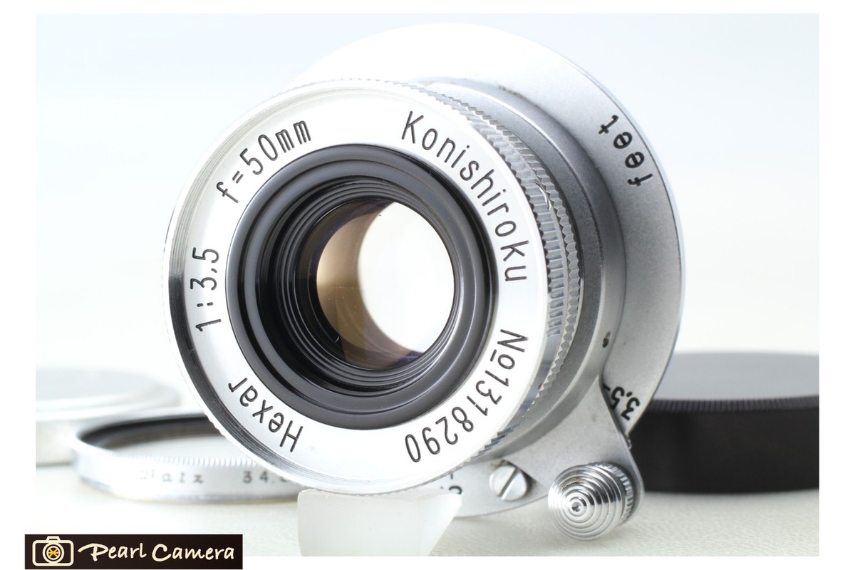 Rare[Near MINT] Konica Konishiroku Hexar 50mm f3.5 Lens Leica L39