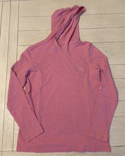 EUC Vineyard Vines Girls Size Large 14 Pink Long Sleeve Hooded Pullover