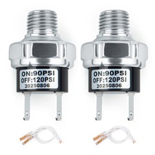90-120PSI Air Pressure Switch 1/4"-18 NPT Air Compressor Pressure Switch 24V ...