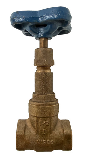 NIBCO T-111 1/2" Bronze Gate Valve Threaded Rising Stem 125 SWP 200 CWP NOS