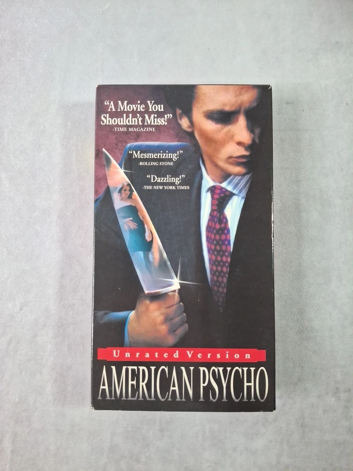 American Psycho (VHS 2000, Unrated Version) Christian Bale Foto 3 de 4