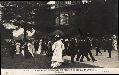 Ak Paris, die Große Woche, der Grand Steeple d'Auteuil, das Wiegen - 4009413