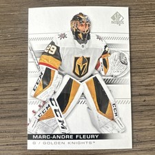 Upper Deck 2019-20 SP Authentic Marc-Andre Fleury #16 Vegas Golden Knights