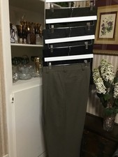 Lotto di 4 pantaloni eleganti lana uomo Handsome Hall's Kansas City TalliaUomo USA 34x32