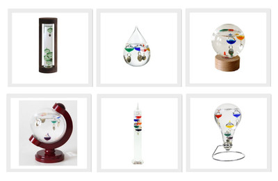 Glas Galileo Thermometer Blub, Träne, Kugel, Turm, Kugel 18-26C Ornament Geschenk