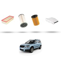 Hoffcar Set Service - 4 Filter Kompatibel Mit Skoda Yeti (5L) 2.0 Tdi 110Kw D