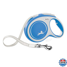FLEXI New Comfort Retractable Dog Leash Tape , for Dogs Up to 110 lbs, 26 ft, L