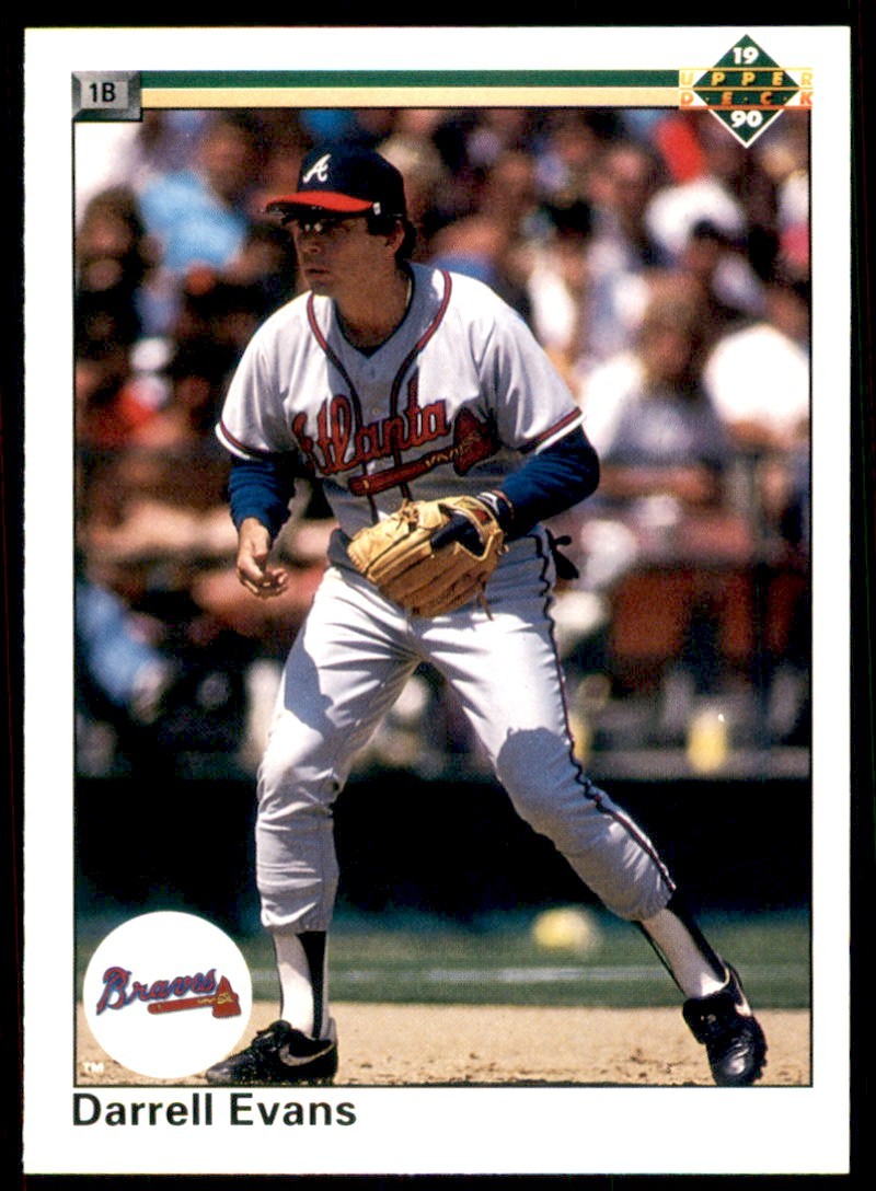 1990 Upper Deck Darrell Evans Atlanta Braves #143A