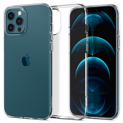 iphone12 128GB と　 spigen  ケース Amazon.com: Spigen Liquid Crystal Case Compatible with iPhone 12