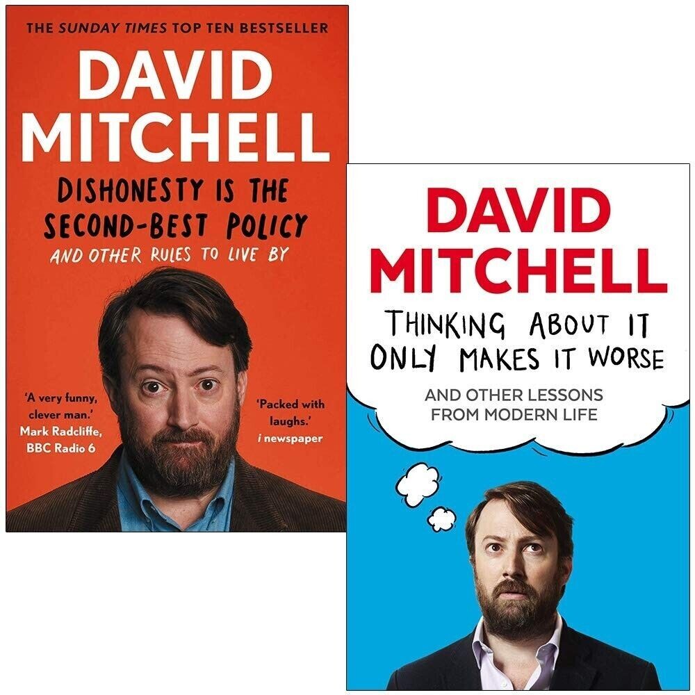 David Mitchell Collection 2 Books Set Dishonesty is Second-Best Policy,Thinking