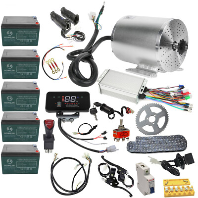 60V 2500W Brushless Motor Controller Battery Throttle Ebike E-Tricycle E-Scooter
