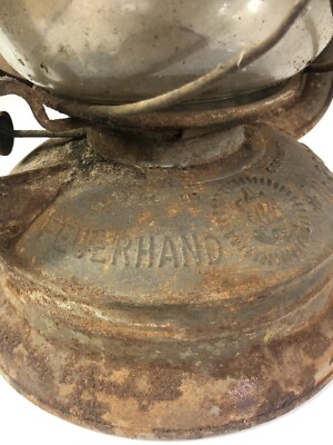 Vintage Nier Feuerhand 260 Kerosene Lantern With Original Globe
