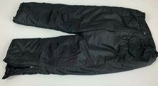 Boys 8 Snow Ski Pants Black Pockets Lined Zip Ankles Winter iXTREME Clothing