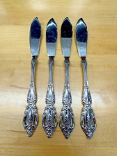Lot of 4 ONEIDA Stainless MONTE CARLO Master Butter Knives 6 1/2"