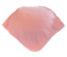 Luvable Friends Solid Pink Thermal Baby Blanket Waffle Weave Security Lovey