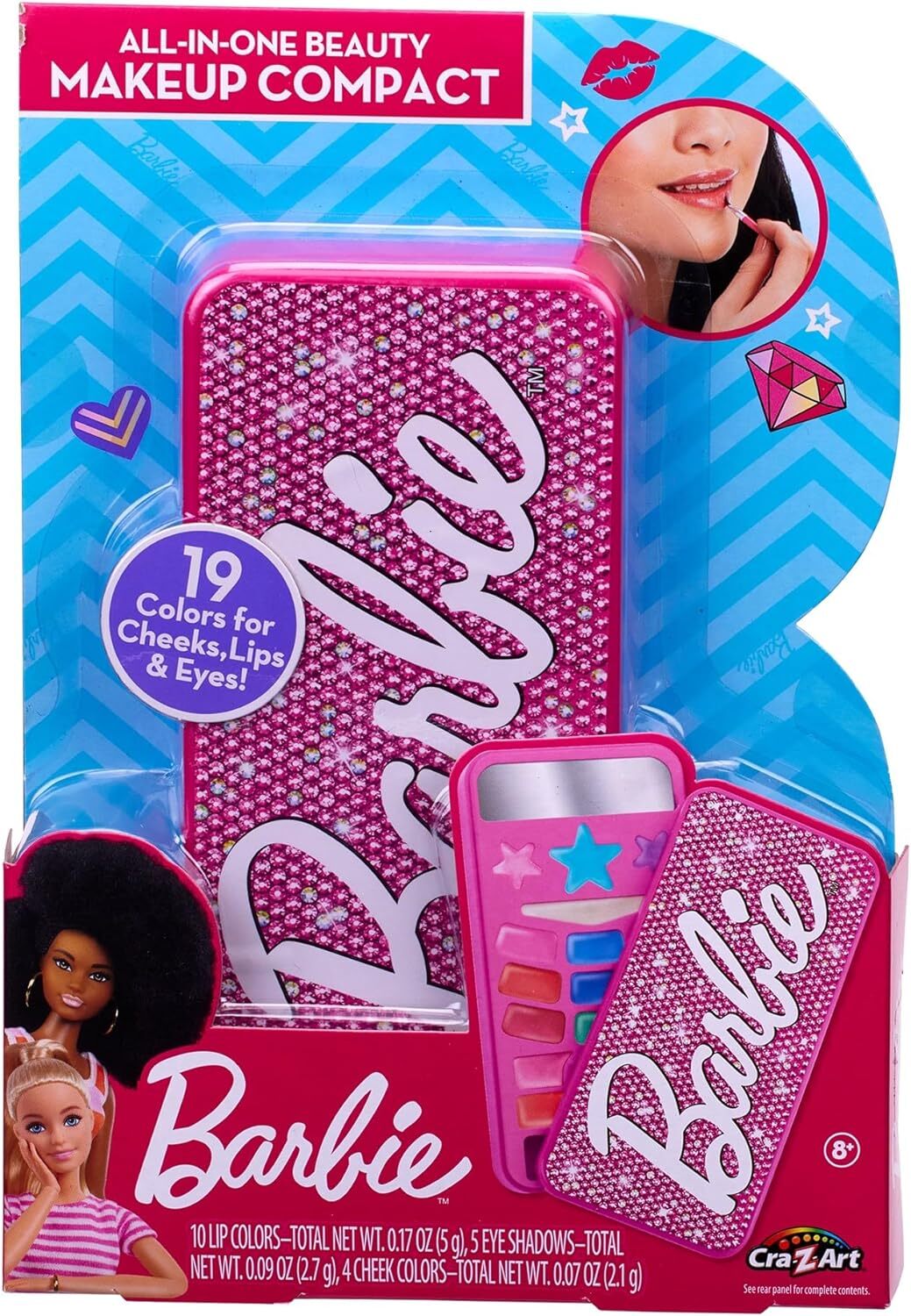 Cra-Z-Art 34069 Компактная косметичка one Beauty с 19 модными оттенками для щек, L