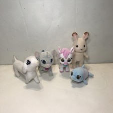 Jr Tots And Friends Set Of 5 Animal Figures Flocked 3757