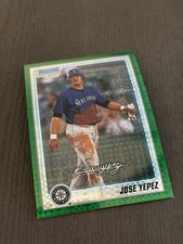 2010 Bowman Chrome Prospects Retail Green X-Fractor Parallel #BCP141 JOSE PEREZ