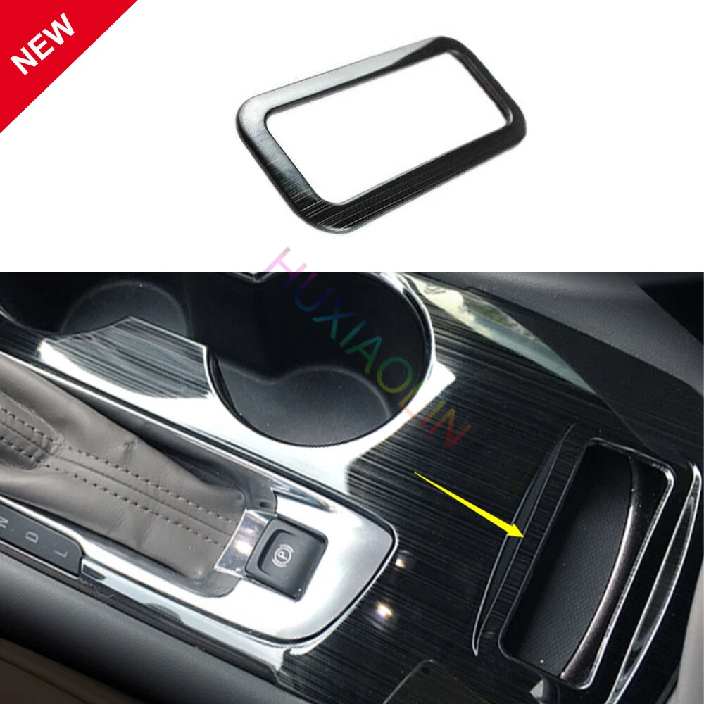 For Chevrolet Malibu 16-21 Black Steels Console Gear Shift Frame Cover Trim 1x