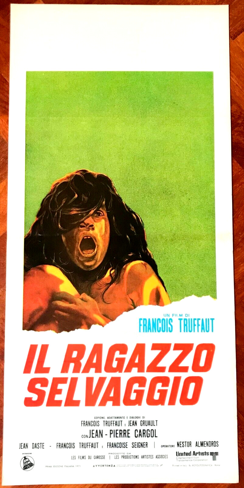Locandina originale film Selvaggi (1972) - Regia di James Ivory