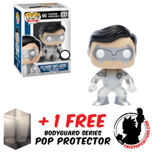 Funko Pop Green Lantern Kyle Rayner White Lantern #237 Exclusive + Pop Protector