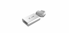 LMP MAGNETIC SAFETY ADAPTER UCB-C/USB-C SILVER 17086 NEW