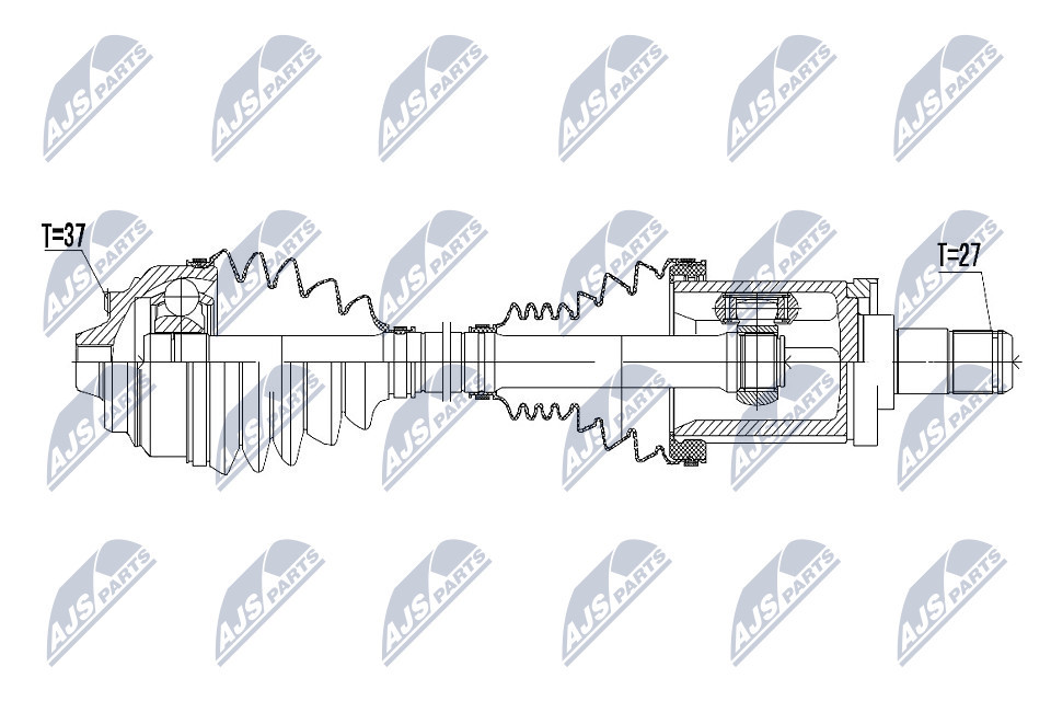 NTY NPW-BM-055 Drive Shaft for BMW