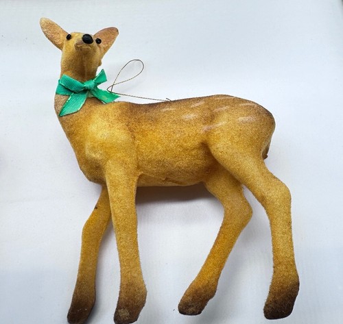 Wicker White And Gold Christmas Santas Sleigh Plus Two Reindeer Ornaments - Picture 9 of 19