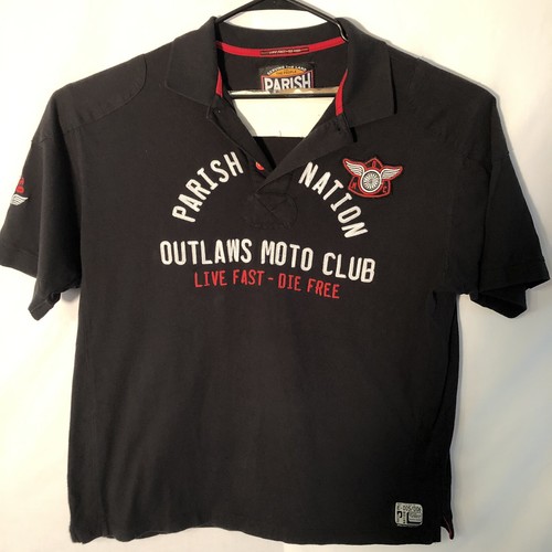 Vintage bandoleros Moto Club romper el límite de velocidad para hombres  Camisa Azul 2XL J1 | eBay