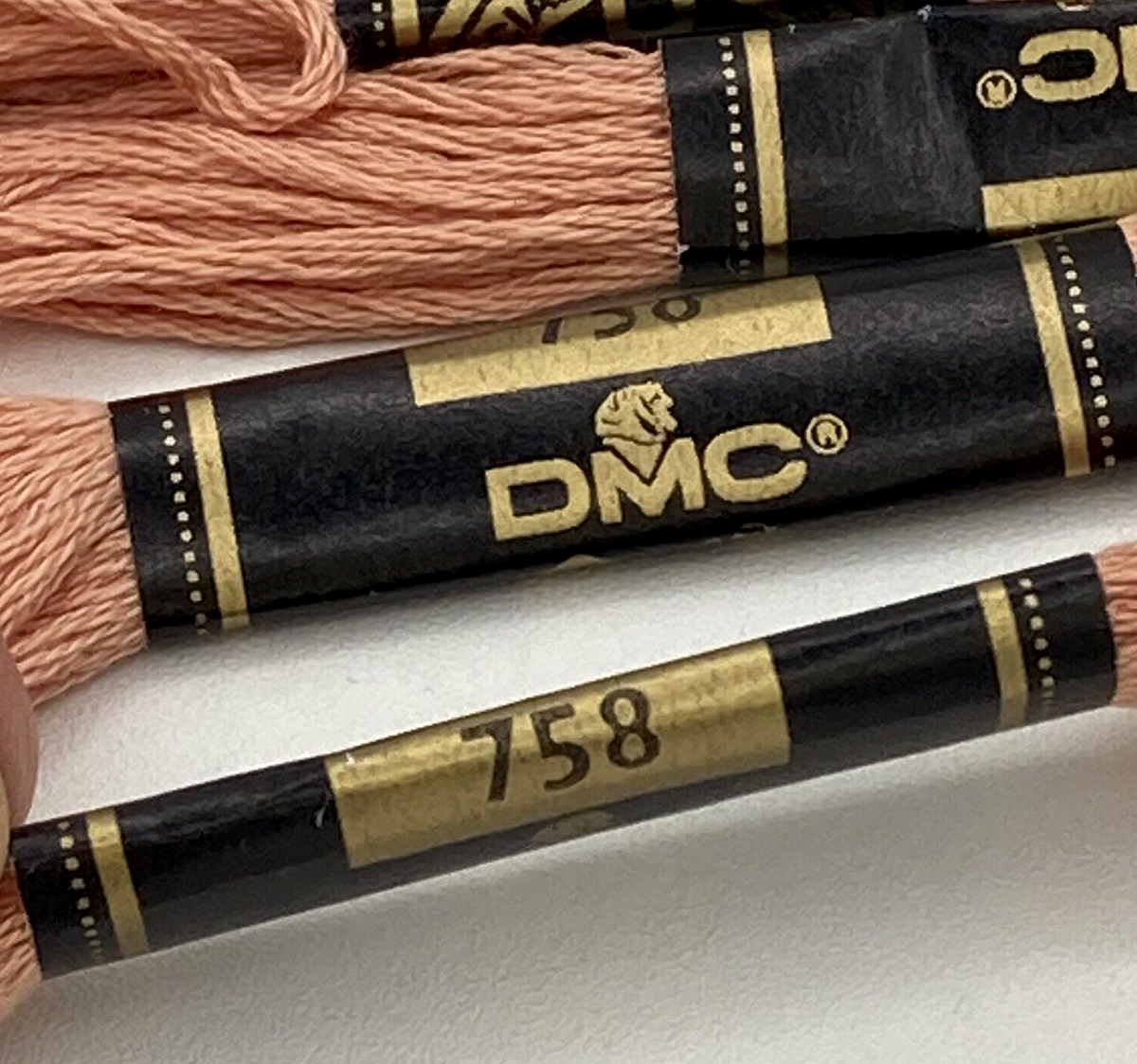 Dmc Border MTB Padded Shorts DMC Broder Special Embroidery Thread - Color 758 Per ...