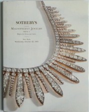 Sotheby's Magnificent Jewelry Private Collection  New York  Wednesday Oct 1995