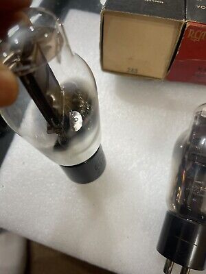 2A3 RCA Cunningham Engraved Single Mono Plate Solid Getter 2A3 RCA Cunningham Engraved Single Mono Plate Solid Getter