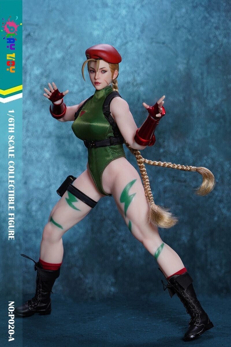 PLAY TOY P020A 1/6 Street Girl Female Fighter Cammy (3-7