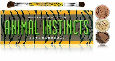 Bare Escentuals bareMinerals ANIMAL INSTINCTS 4-PC Eyecolor Kit Collection-NIB