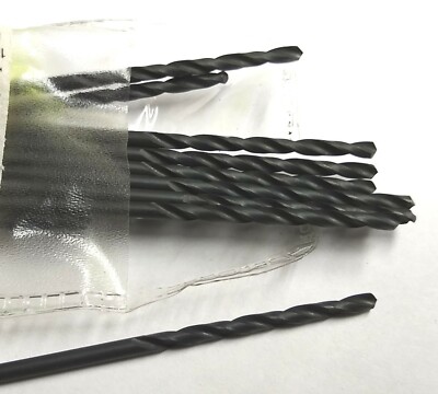 6mm 10 Pieces SHIPS FROM USA Twist Drill bits Metric High speed steel hs hss New