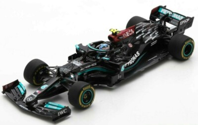 Mercedes AMG W12 E Valtteri Bottas #77 Bahrain GP 2021 S7661 Spark 1/43 F1