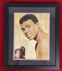 Muhammad Ali Signed Photo Mag Page Framed Vintage Nice Autog